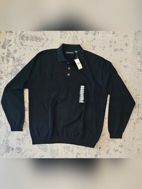 Mens Architect Long Sleeve Polo XL